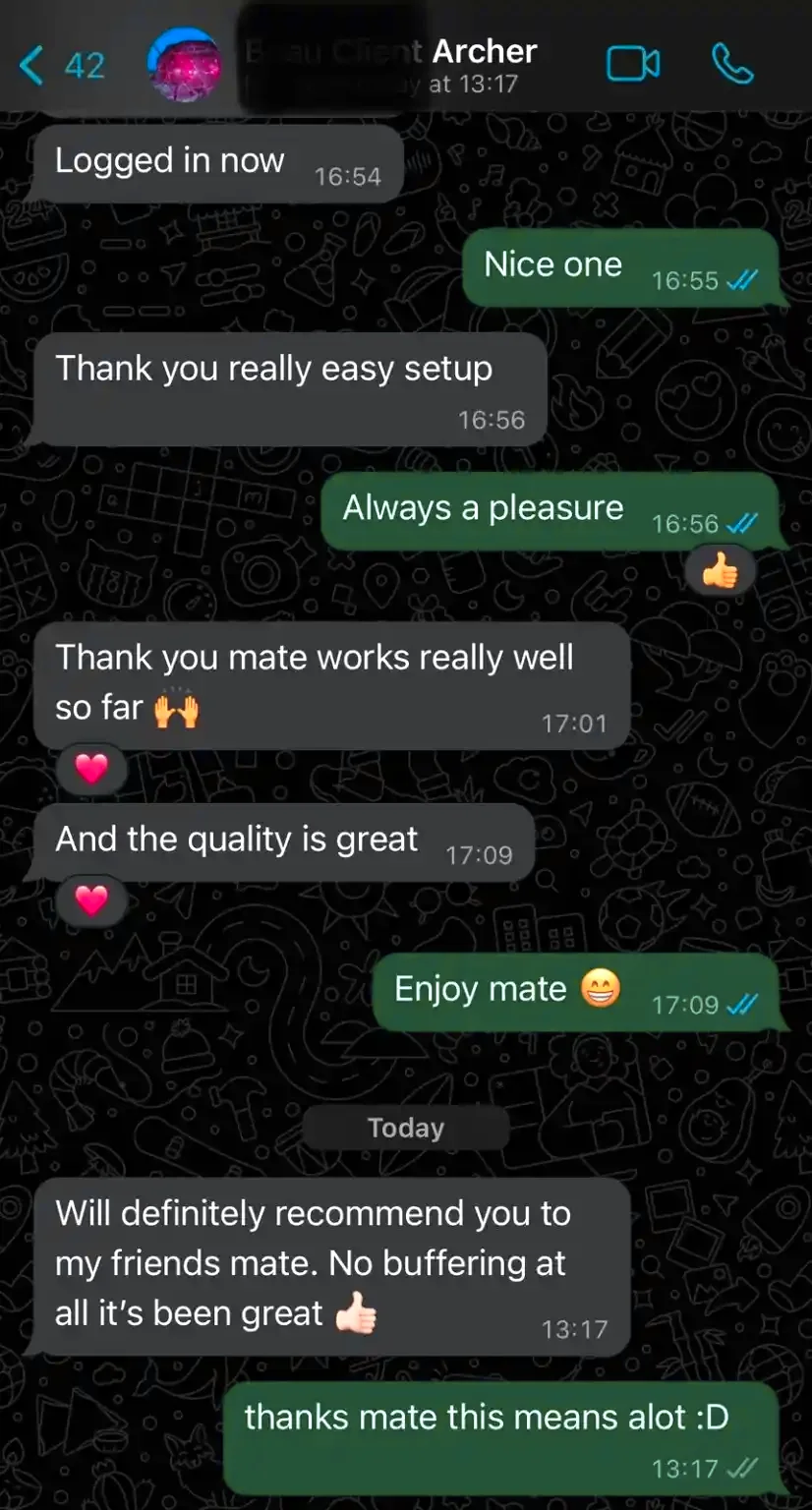 IPTV happy customer 4