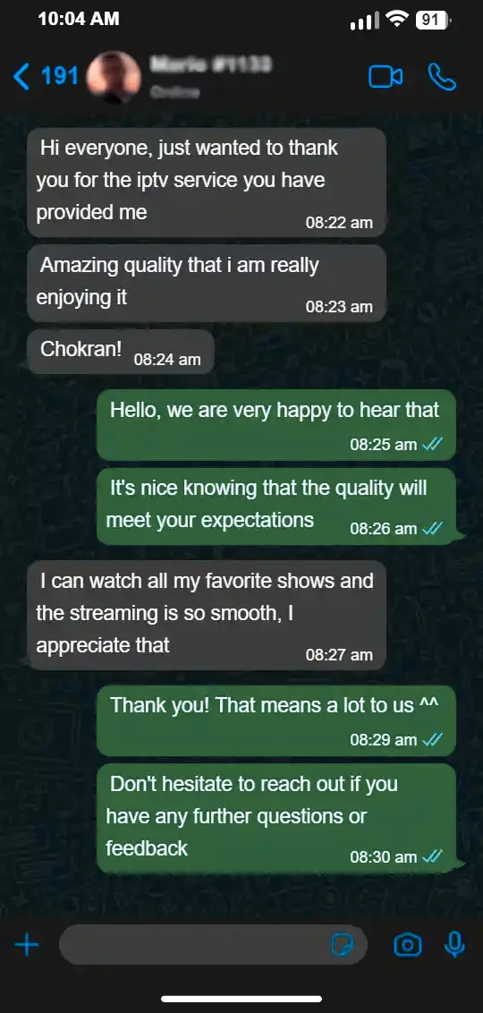 IPTV happy customer 10